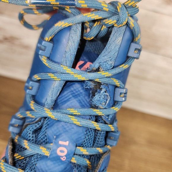 Hoka One One Tennine GTX Gore-Tex Moroccan Blue Hiking Shoes Mens size 12D Read! - Picture 9 of 12